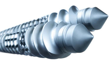 Coperion plastics twin screws