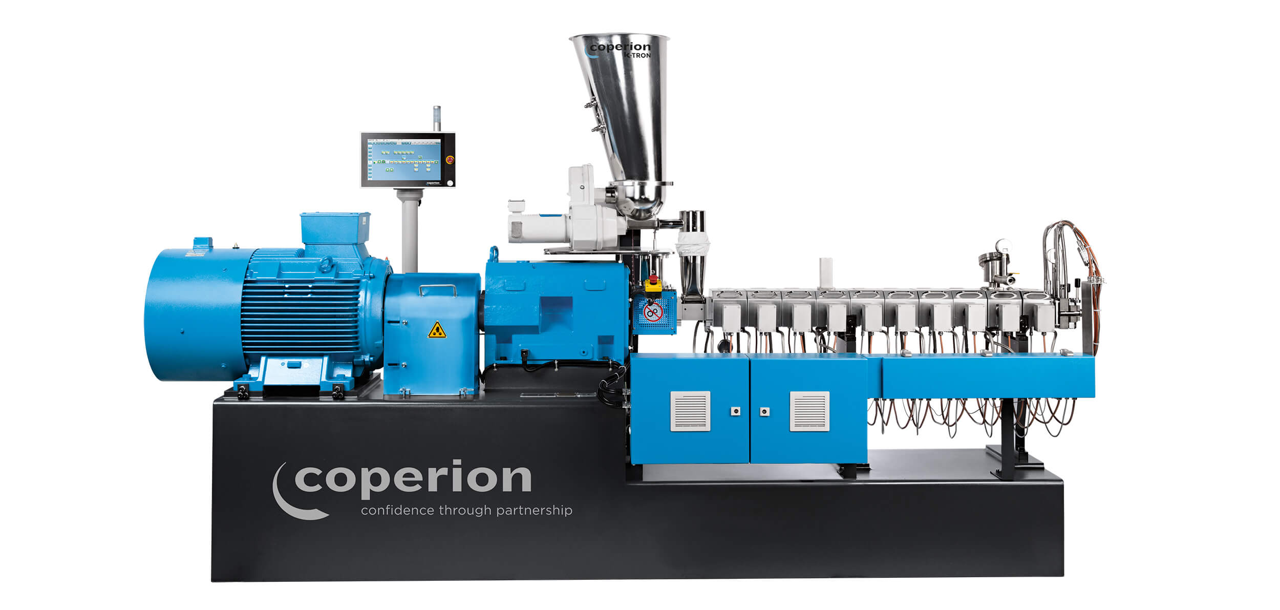 STS twin screw extruder for masterbatch – Coperion