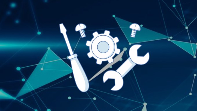 Wartungs-Icon auf C-Beyond Hintergrund