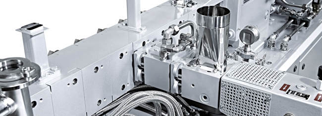Coperion ZSK26Mc Twin Screw Extruder Process Section