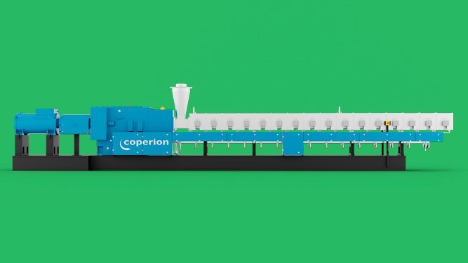 Coperion ZSK Mv14 Doppelschneckenextruder