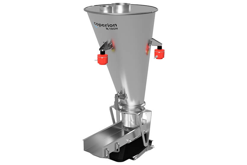 Coperion K-Tron V300 Vibratory Feeder on 3-point SFT load cell system