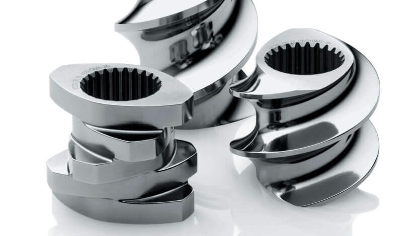 Screw Elements of Coperion ZSK Twin Screw Extruder