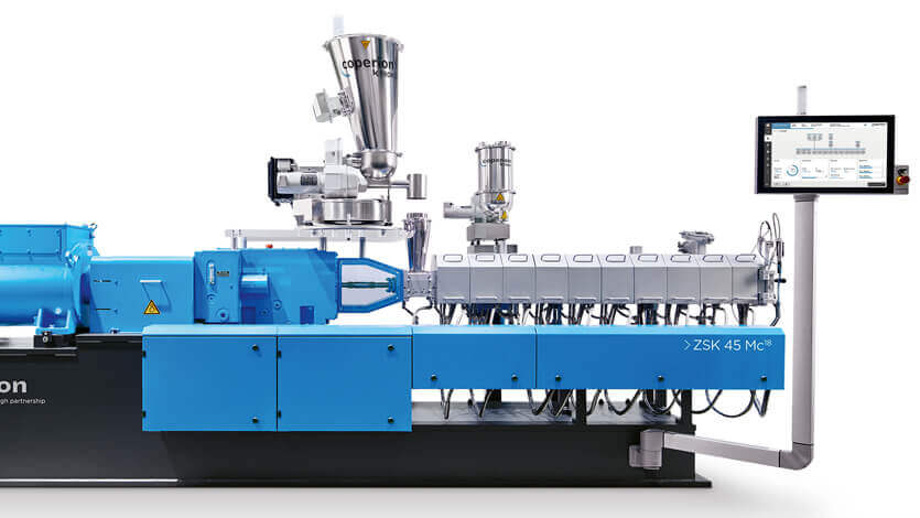 Coperion Twin Screw Extruder ZSK 45 Mc18