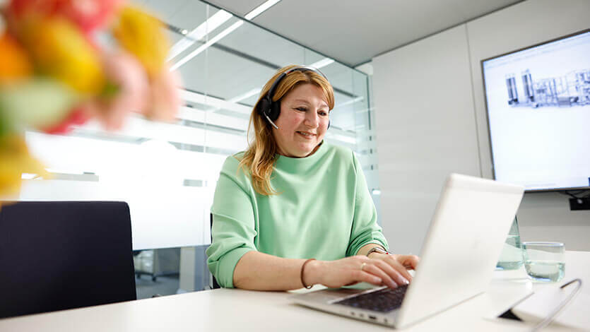 Coperion Mitarbeiter im Vertrieb