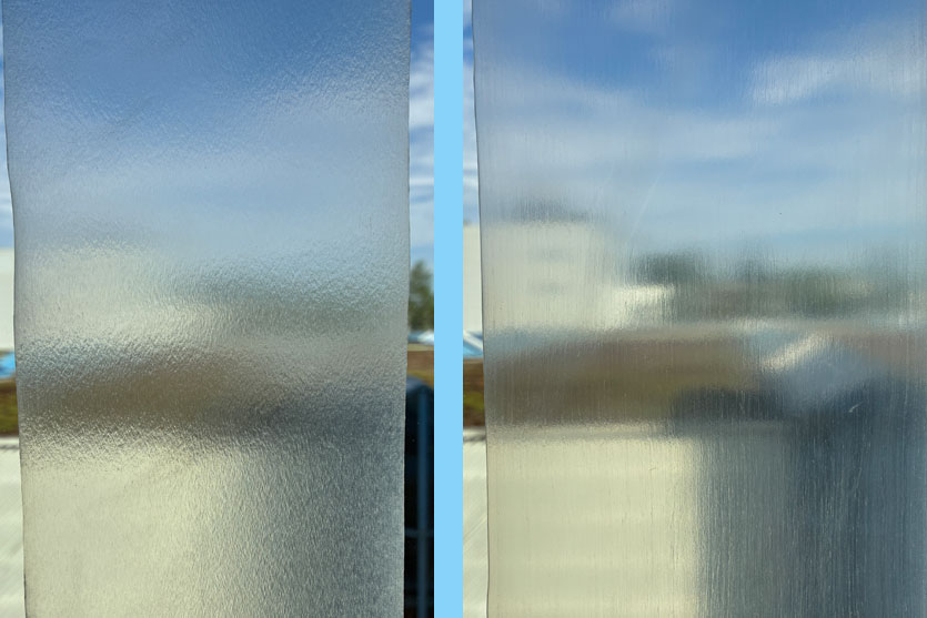 Comparison Mulit-Layer Film recycled with conventional and Coperion technology