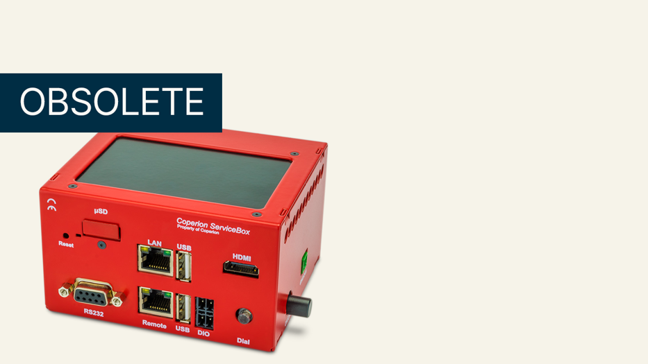 Coperion CSB ServiceBox with obsolete reference