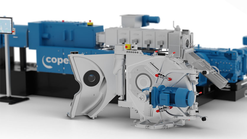 Coperion Kombiplast mit Exzentrischer Granulierung EGR