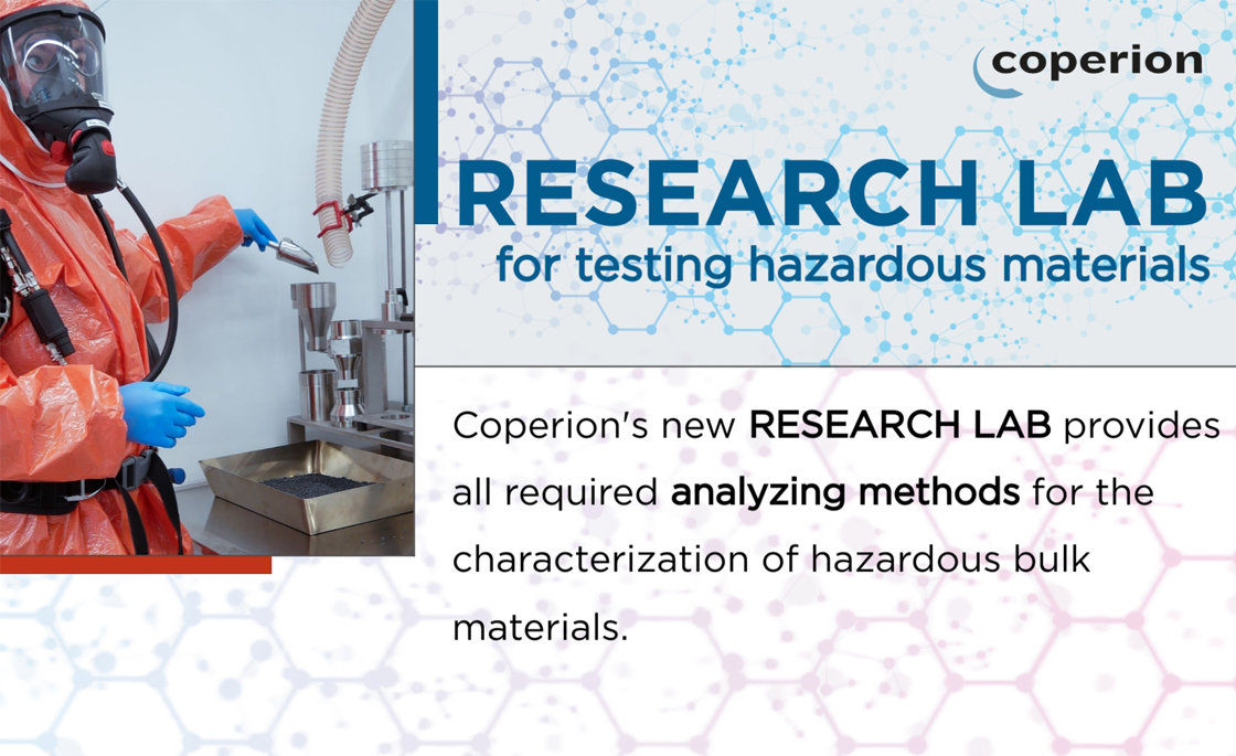 Coperion Research Lab for hazardous materials