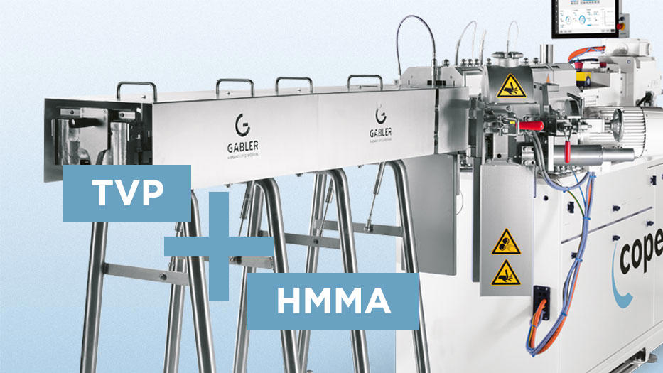 ZSK Food Extruder in Hybrid Design for HMMA and TVP